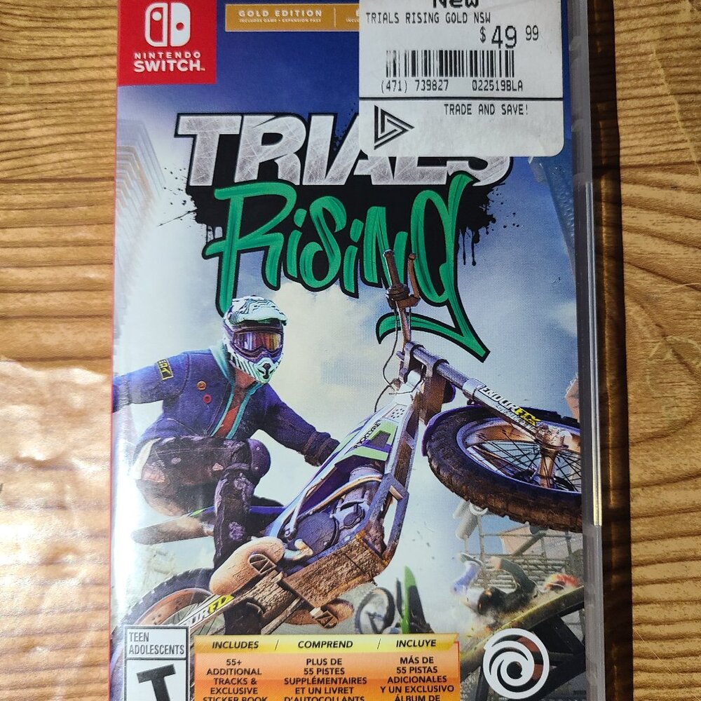 Trials Rising Nintendo Switch Game (CIB)